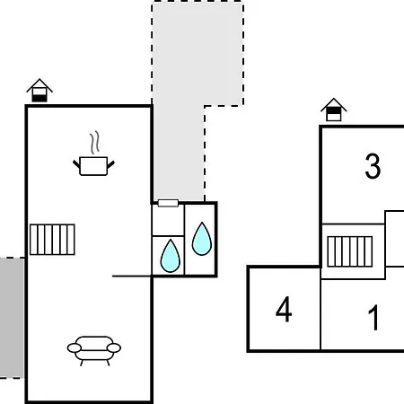 Four-bedroom In 別荘